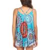 imageZeagoo Women Flowy Tank Tops Casual Summer Tops Sexy Tank Tops Spaghetti Strap V Neck Sleeveless Tunic Camisoles Dusty PinkBohemian Blue