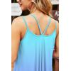 imageZeagoo Women Flowy Tank Tops Casual Summer Tops Sexy Tank Tops Spaghetti Strap V Neck Sleeveless Tunic Camisoles Dusty PinkGradient Blue