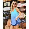 imageZeagoo Women Flowy Tank Tops Casual Summer Tops Sexy Tank Tops Spaghetti Strap V Neck Sleeveless Tunic Camisoles Dusty PinkGradient Blue