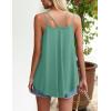 imageZeagoo Women Flowy Tank Tops Casual Summer Tops Sexy Tank Tops Spaghetti Strap V Neck Sleeveless Tunic Camisoles Dusty PinkMist Green