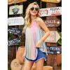 imageZeagoo Women Flowy Tank Tops Casual Summer Tops Sexy Tank Tops Spaghetti Strap V Neck Sleeveless Tunic Camisoles Dusty PinkRainbow