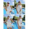 imageZeagoo Womens 2025 Tank Tops 2 Pack Casual Crewneck Sleeveless T Shirts Loose Fit Summer Tunic Blouse1 Awhite