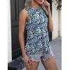 imageZeagoo Womens 2025 Tank Tops 2 Pack Casual Crewneck Sleeveless T Shirts Loose Fit Summer Tunic Blouse1 Blue Floral