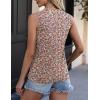 imageZeagoo Womens 2025 Tank Tops 2 Pack Casual Crewneck Sleeveless T Shirts Loose Fit Summer Tunic Blouse1 Floral Pink
