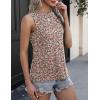 imageZeagoo Womens 2025 Tank Tops 2 Pack Casual Crewneck Sleeveless T Shirts Loose Fit Summer Tunic Blouse1 Floral Pink