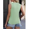 imageZeagoo Womens 2025 Tank Tops 2 Pack Casual Crewneck Sleeveless T Shirts Loose Fit Summer Tunic Blouse1 Lake Green