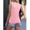 imageZeagoo Womens 2025 Tank Tops 2 Pack Casual Crewneck Sleeveless T Shirts Loose Fit Summer Tunic Blouse2 Packlake Green and Pink