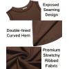 imageZeagoo Womens High Neck Ribbed Tank Tops 2025 Summer Sleeveless Crop Tops Slim Fit Going Out Basic ShirtsBrown