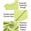 imageZeagoo Womens High Neck Ribbed Tank Tops 2025 Summer Sleeveless Crop Tops Slim Fit Going Out Basic ShirtsNeon Green