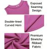imageZeagoo Womens High Neck Ribbed Tank Tops 2025 Summer Sleeveless Crop Tops Slim Fit Going Out Basic ShirtsRose Red