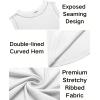 imageZeagoo Womens High Neck Ribbed Tank Tops 2025 Summer Sleeveless Crop Tops Slim Fit Going Out Basic ShirtsWhite