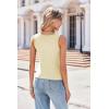 imageZeagoo Womens Tank Tops 2025 Scoop Neck Ribbed Sleeveless Top Casual Basic Slim Fitted Knit Cami Tee ShirtsBeige