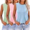 3 Pack-light Blue  Pink  Lake Green