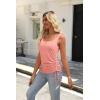 imageZeagoo Womens 2025 Tank Tops 2 Pack Summer Sleeveless Tops U Neck Side Ruched Button Casual Henley ShirtsBlackpink