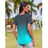 imageZeagoo Womens Casual T Shirts for Summer 2025 Short Sleeve Crewneck Tunic Shirts Floral Print Tops Pleated Dressy BlouseDaisy Print