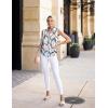 imageZeagoo Sleeveless Blouses for Women Summer Casual Button Down Shirts Flower Tank Tops FashionPainting03