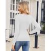 imageZeagoo Women 2 Pack Long Sleeve Shirts V Neck T Shirts Casual Thermal Tops Slim Fit Basic Tight Tees Going Out TopWhiteblack