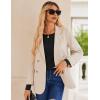 imageZeagoo Women Long Sleeve Shirts Casual Tops Blouses Fashion Pleated Tunic Fall Clothes 2024Black