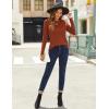 imageZeagoo Women Long Sleeve Shirts Casual Tops Blouses Fashion Pleated Tunic Fall Clothes 2024Caramel
