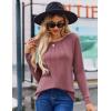 imageZeagoo Women Long Sleeve Shirts Casual Tops Blouses Fashion Pleated Tunic Fall Clothes 2024Mauve