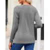 imageZeagoo Women Long Sleeve Shirts Casual Tops Blouses Fashion Pleated Tunic Fall Clothes 2024Midgrey