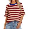 Red and Apricot Striped