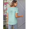 imageZeagoo Women Tunic Tops Dressy Casual Summer Short Sleeve Shirts Floral Loose Fit Pleated Boho Top SXXLAn202