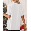 imageZeagoo Womens TShirts Short Sleeve Tops Summer Casual Blouse Crew Neck Basic Shirt 2 Pack Loose Fit TeeBlack white