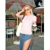 imageZeagoo Fitted T Shirts for Women 2 or 3 Piece Short Sleeve Shirts Summer Basic Crewneck Y2k TopsZblackPink