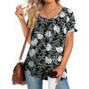 Black White Floral