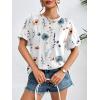 imageZeagoo Women Oversized TShirt Summer Casual Short Sleeve Loose Tee TopsBf112