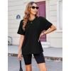 imageZeagoo Women Oversized TShirt Summer Casual Short Sleeve Loose Tee TopsBlack