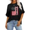 imageZeagoo Women Oversized TShirt Summer Casual Short Sleeve Loose Tee TopsBlack2