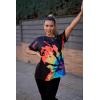 imageZeagoo Women Oversized TShirt Summer Casual Short Sleeve Loose Tee TopsRainbow