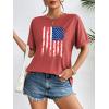 imageZeagoo Women Oversized TShirt Summer Casual Short Sleeve Loose Tee TopsRed1