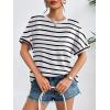 imageZeagoo Women Oversized TShirt Summer Casual Short Sleeve Loose Tee TopsTw602