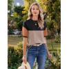 imageZeagoo Womens Knit Short Sleeve Tops Summer Pullover Blouse Basic Casual ShirtB Black