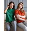 imageZeagoo Womens Knit Short Sleeve Tops Summer Pullover Blouse Basic Casual ShirtGreen