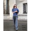 imageZeagoo Womens Knit Short Sleeve Tops Summer Pullover Blouse Basic Casual ShirtNavy Blue