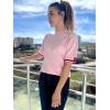 imageZeagoo Womens Knit Short Sleeve Tops Summer Pullover Blouse Basic Casual ShirtPink