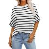 imageZeagoo Women Oversized TShirt Summer Casual Short Sleeve Loose Tee TopsTw602