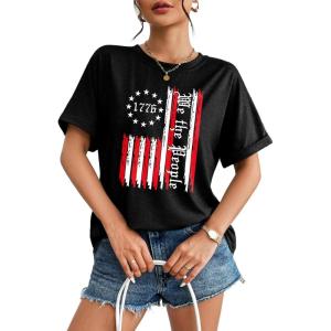 imageZeagoo Women Oversized TShirt Summer Casual Short Sleeve Loose Tee TopsBlack2
