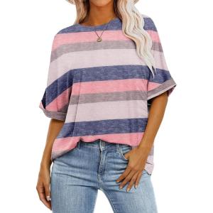imageZeagoo Women Oversized TShirt Summer Casual Short Sleeve Loose Tee TopsTw669