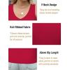 imageZeagoo Womens Ribbed Tank Tops 2024 V Neck Slim Fit Knit Sleeveless Shirts Casual Basic TeeDark Red