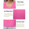 imageZeagoo Womens Ribbed Tank Tops 2024 V Neck Slim Fit Knit Sleeveless Shirts Casual Basic TeePeach Pink