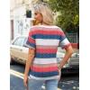imageZeagoo Womens Summer Tops Short Sleeve Casual Shirts Floral Tee Trendy 2025 Basics V Neck Plain TshirtTw670