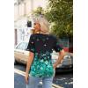 imageZeagoo Womens Summer Tops Short Sleeve Casual Shirts Floral Tee Trendy 2025 Basics V Neck Plain TshirtZw694