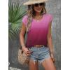 imageZeagoo 2025 Womens Tank Top V Neck Eyelet T Shirts Cap Sleeve Tops Loose Fit Blouses Dressy Casual Summer Basic ShirtsAombrered 2