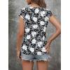 imageZeagoo 2025 Womens Tank Top V Neck Eyelet T Shirts Cap Sleeve Tops Loose Fit Blouses Dressy Casual Summer Basic ShirtsAwhite Lily 2