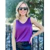 imageZeagoo Women 2025 Silk Satin Tank Tops Dressy V Neck Camisole Blouse Casual Sleeveless Cami Summer Tanks ShirtPurple